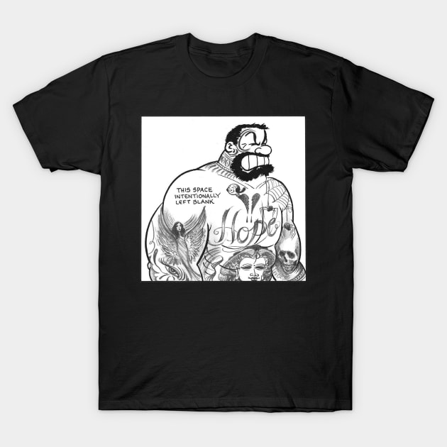 Intentionally Blank T-Shirt by blisscartoons